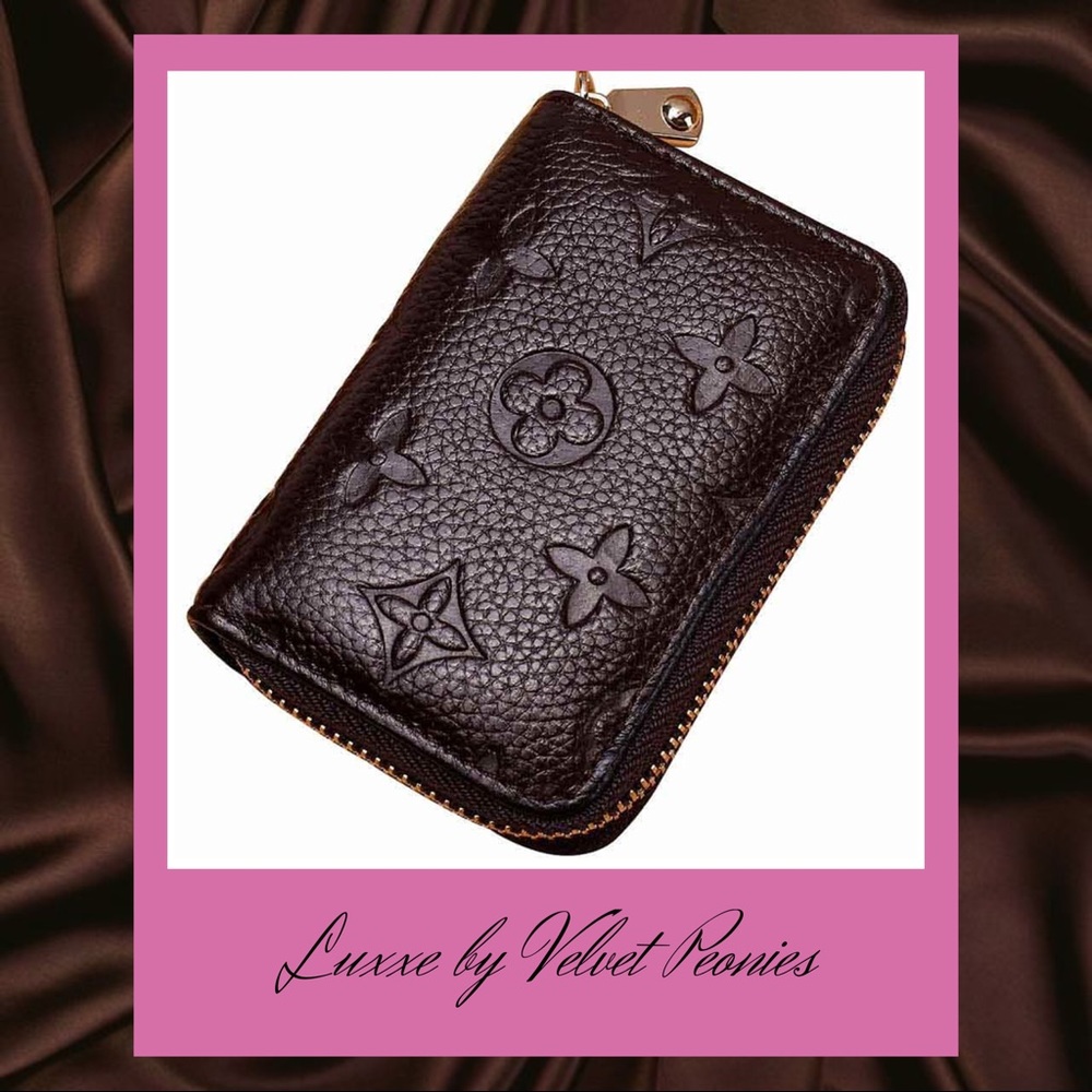 Italian Leather Empriente Cardholder Wallet